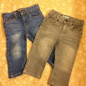 [cat&jack] boy’s 2 pairs of jeans 18 months